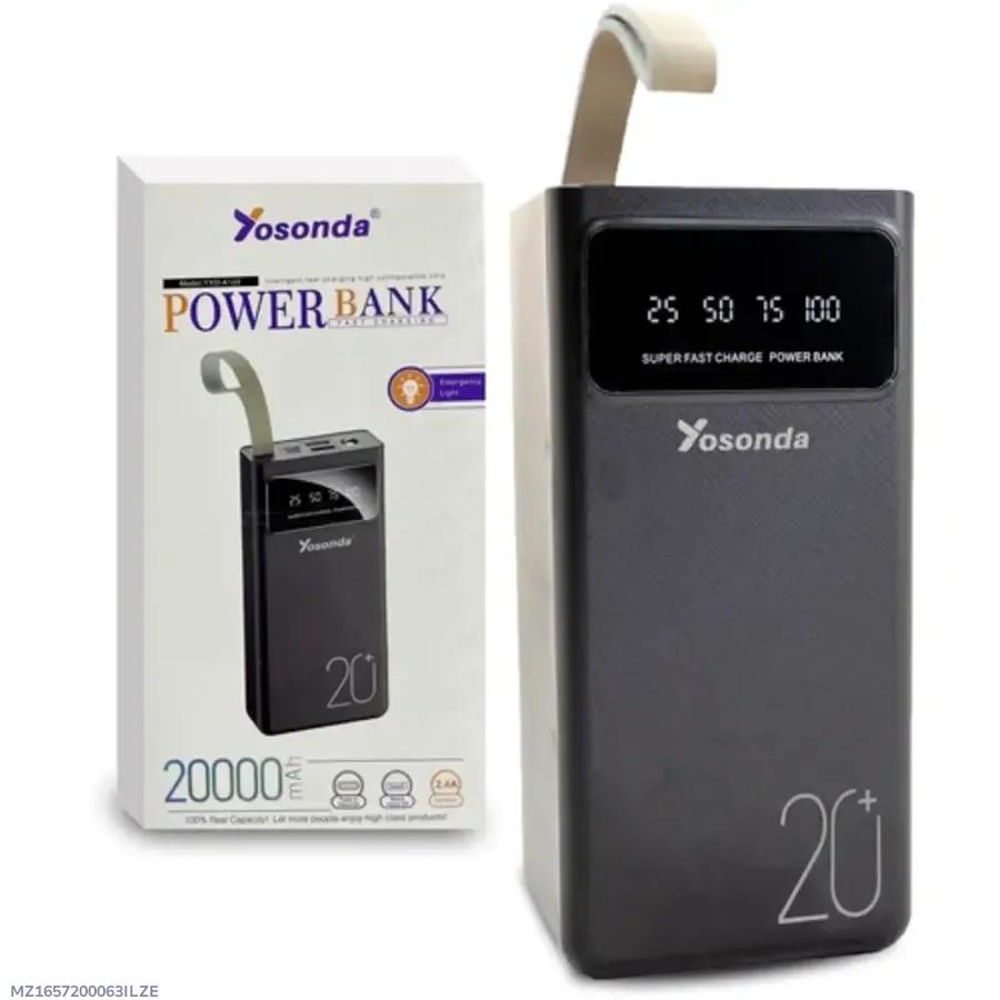 Fast Charging Power Bank - Charge 3 Devices Simultaneously | 20000 mAh | 1 Pack