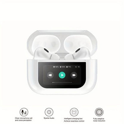 White Long-Lasting Battery With Fast Charge screen  display