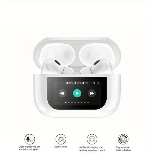 White Long-Lasting Battery With Fast Charge screen  display