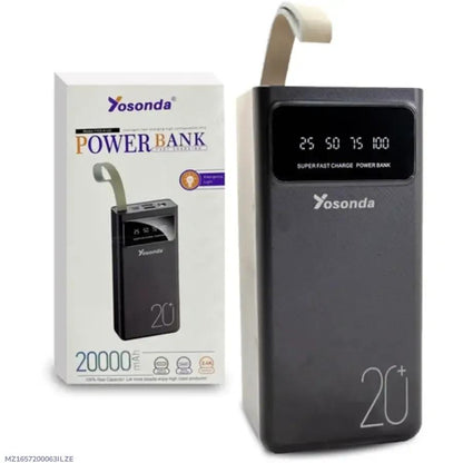 Fast Charging Power Bank - Charge 3 Devices Simultaneously | 20000 mAh | 1 Pack