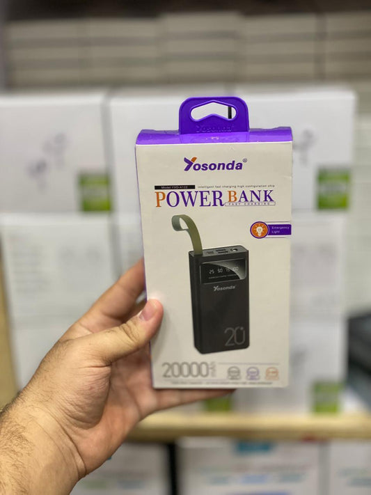 Fast Charging Power Bank - Charge 3 Devices Simultaneously | 20000 mAh | 1 Pack