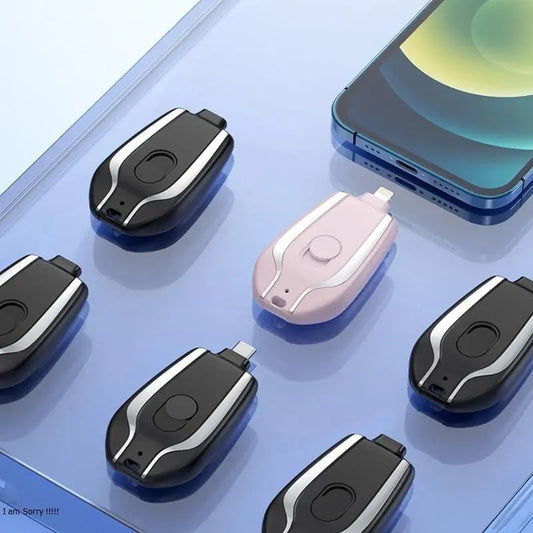1500 MAH Mini Portable Keychain Phone Charger Emergency Power Banks